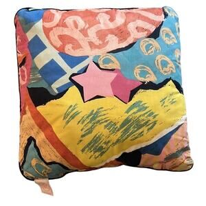 AWESOME/Rad Authentic Retro Star Vintage 1980s/1990s Croscill Throw Pillow